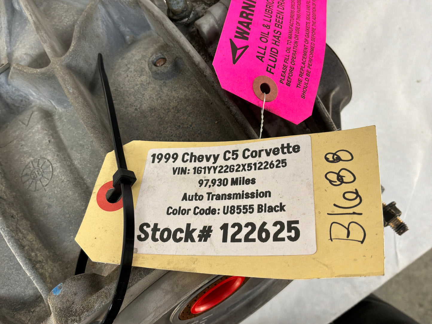1999 Chevy C5 Corvette Rear End Rearend Differential Carrier 2.73 LSD OEM
