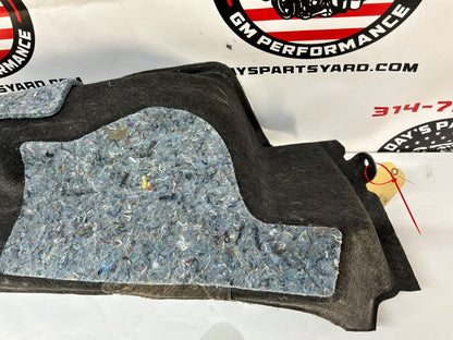 2015 Chevy Camaro SS 1LE RH Passenger Interior Quarter Panel Trunk Compartment Felt Carpet Liner OEM