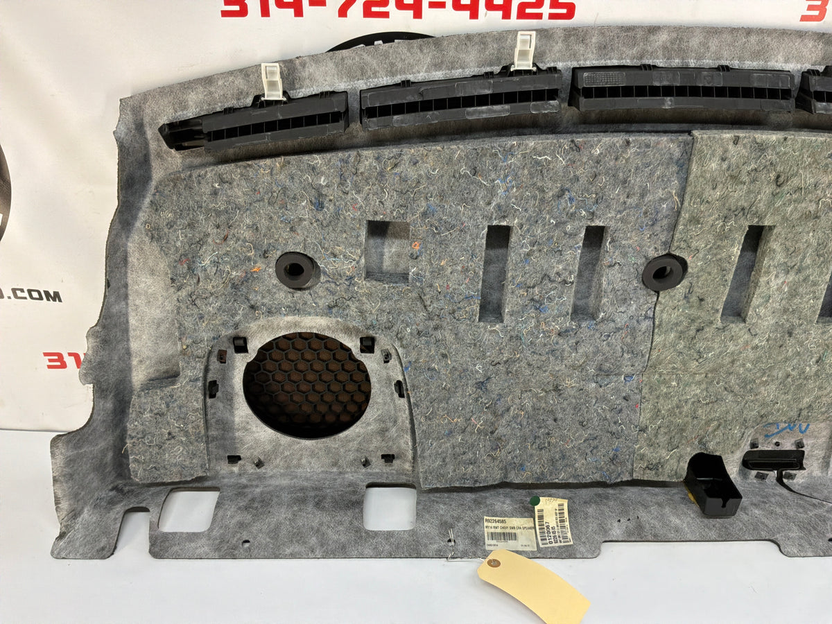 2014 Chevy SS Sedan Rear Interior Package Deck Tray Parcel Shelf Trim Cover OEM
