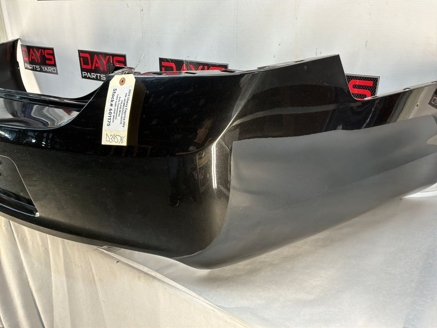 2012 Chevy Caprice PPV Rear Bumper Black OEM - Day's Parts Yard