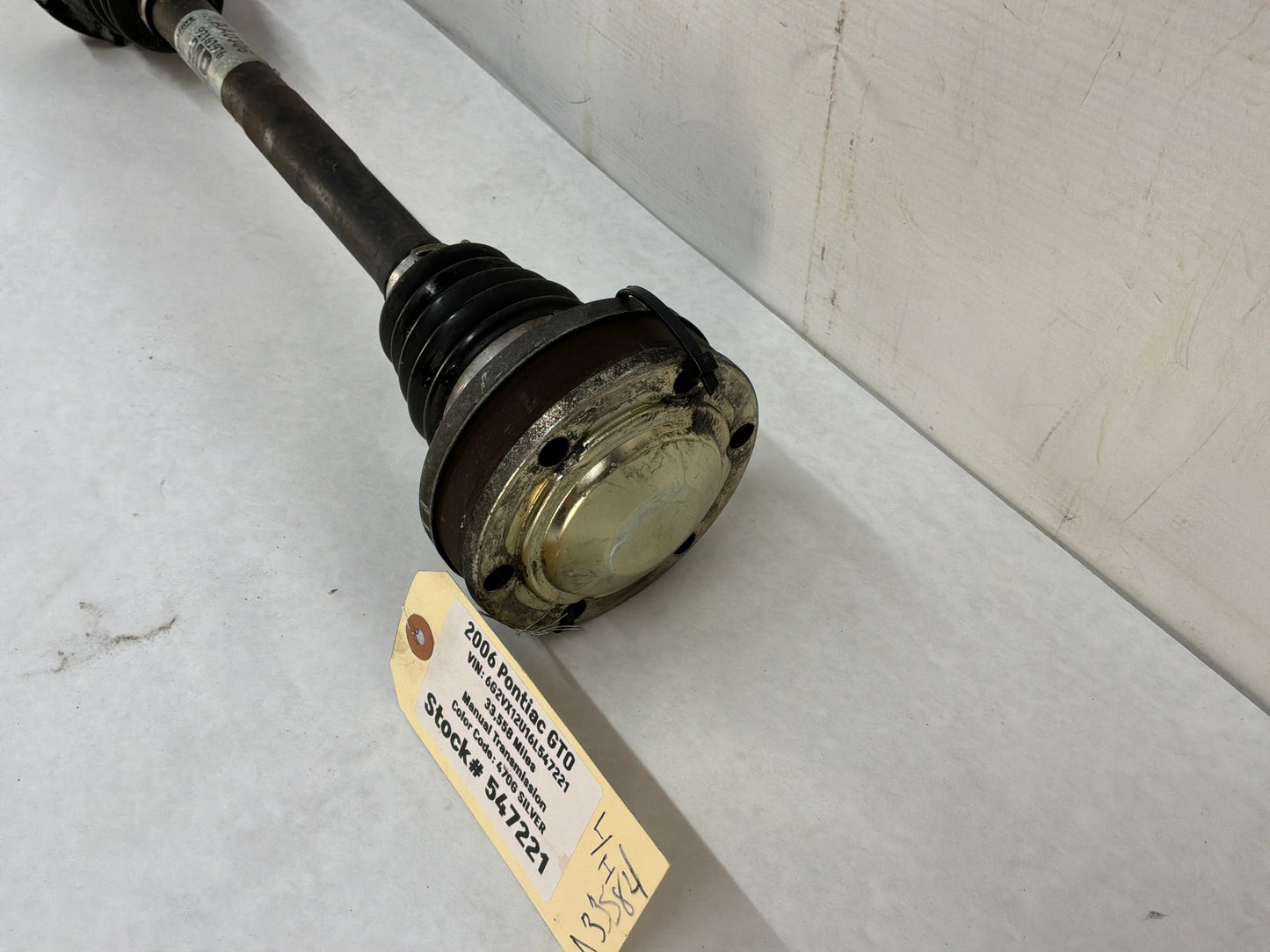 Lh axle - Day's Parts Yard