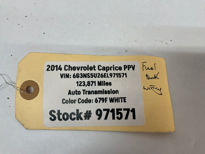 2014 Chevy Caprice PPV Fuel Tank Wiring Harness