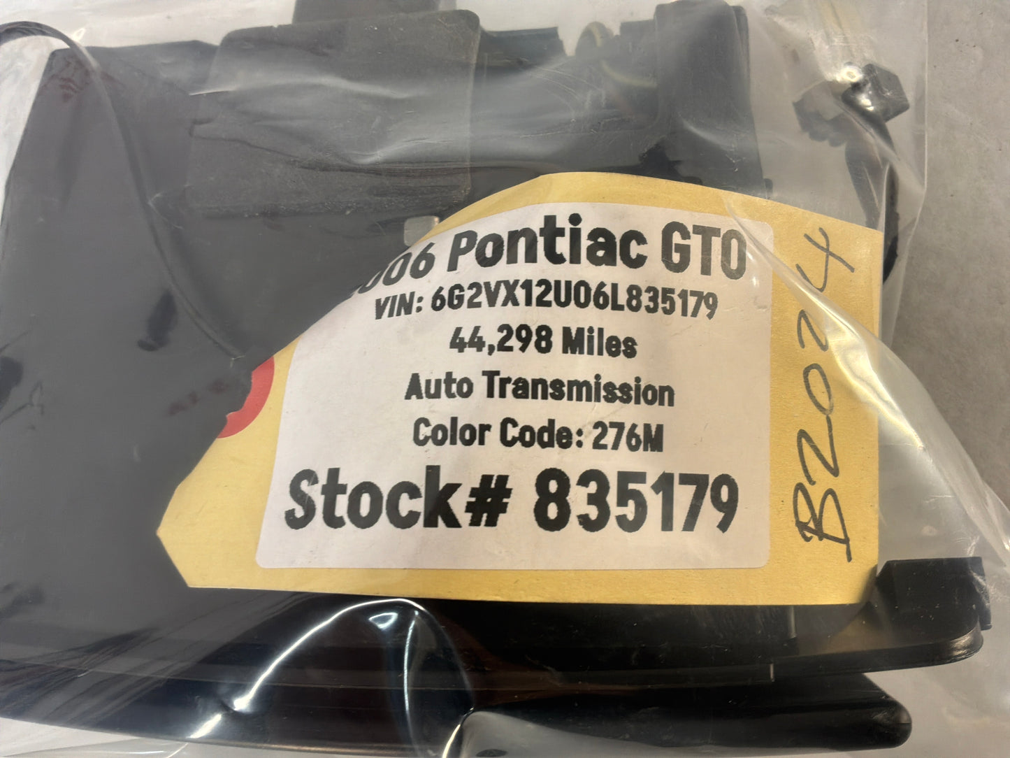 2006 Pontiac GTO LH Driver Interior Mirror Cover Defrost Vent Trim OEM