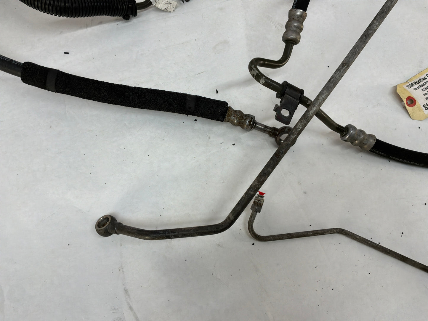 2009 Pontiac G8 GT Power Steering Rack and Pinion Gear Lines Hoses Tubes OEM