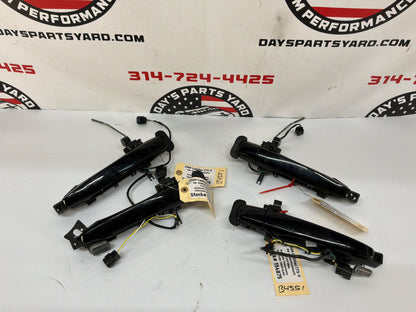 2009 Cadillac CTS-V Exterior Outside Door Handles Set OEM Black