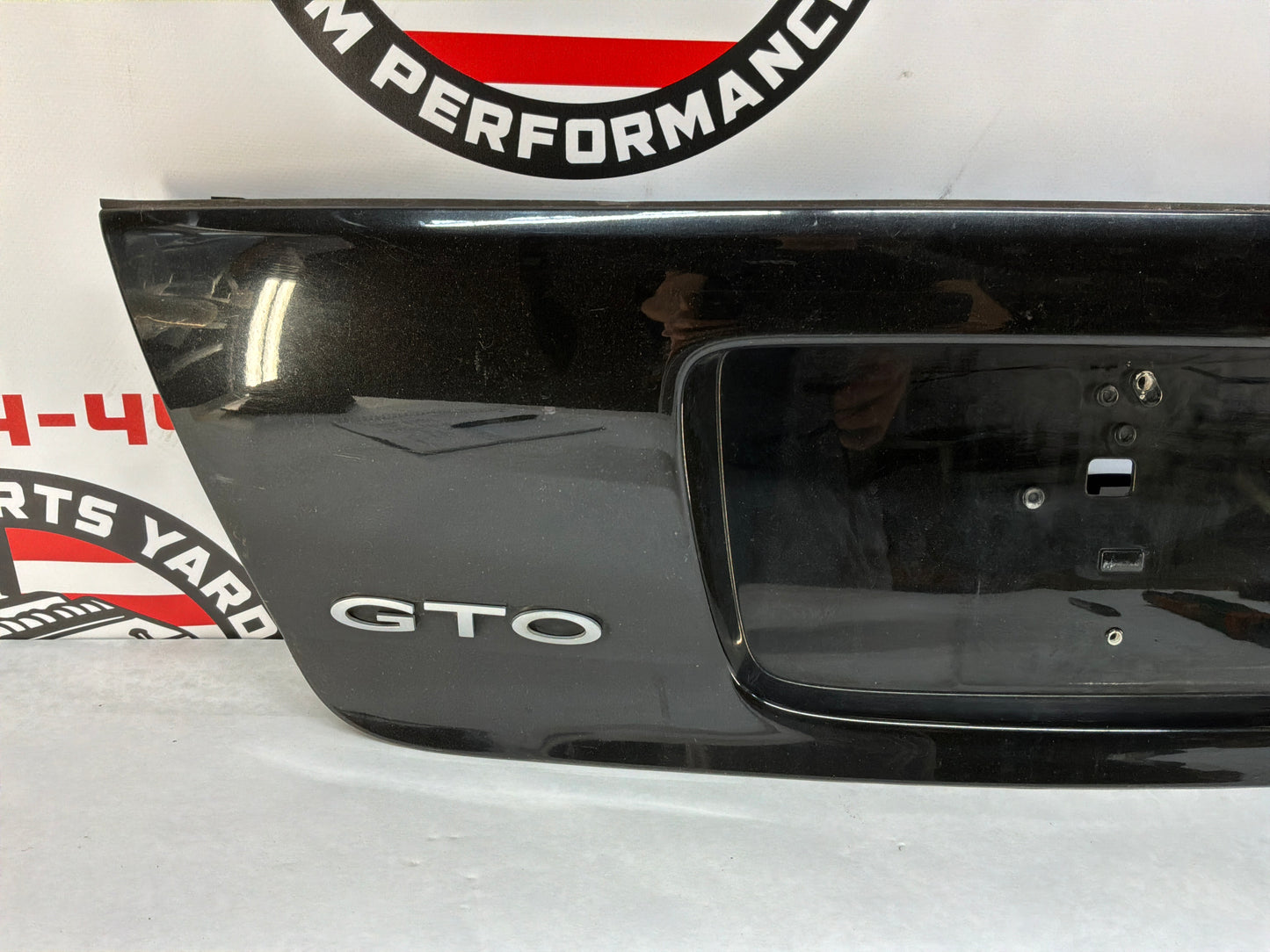 2004 Pontiac GTO Trunk Deck Lid Filler Insert Applique Panel Black OEM