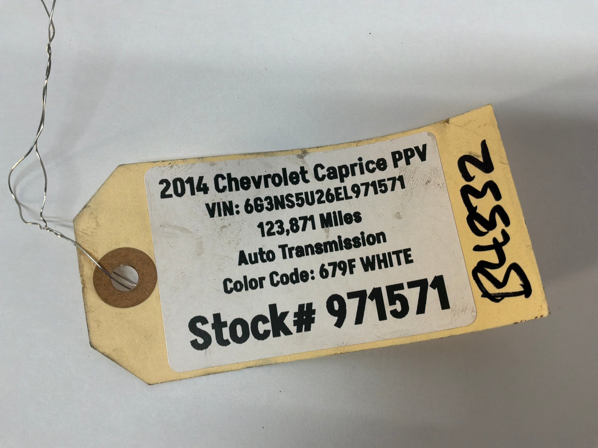 2014 Chevy Caprice PPV Drive Shaft Driveshaft Propeller Shaft OEM