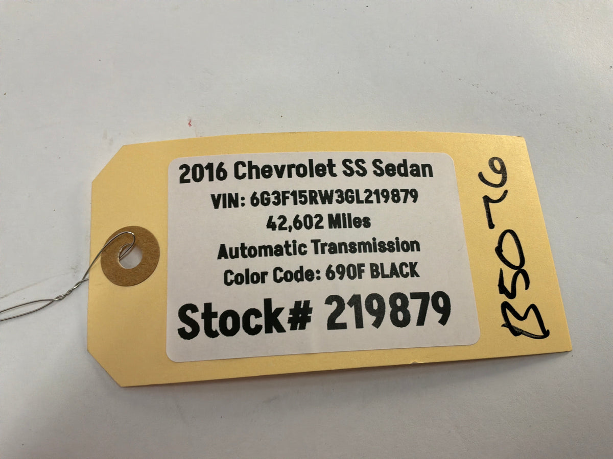2016 Chevy SS Sedan Ground Post OEM
