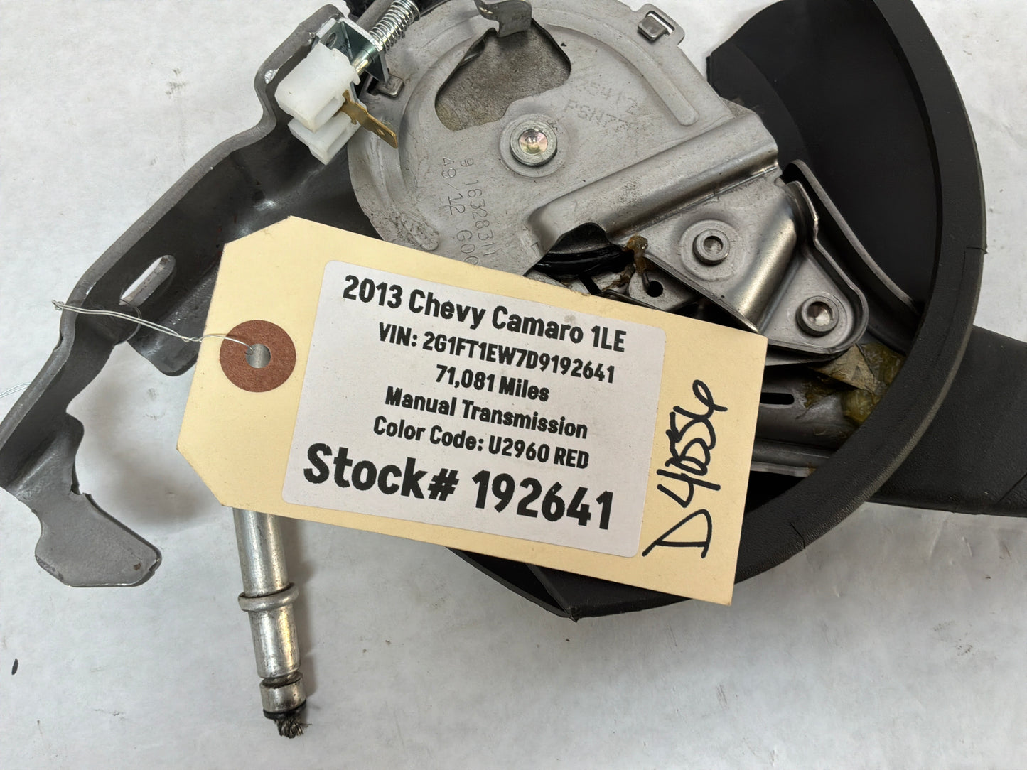 2013 Chevy Camaro Emergency E Parking Brake Handle Lever OEM