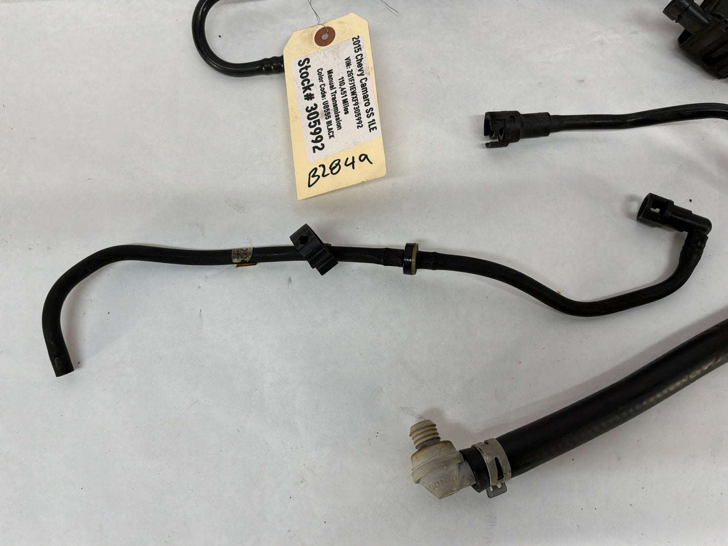 2015 Chevy Camaro SS 1LE PCV EVAP Vacuum Boost Lines Hoses Tubes Pipes OEM