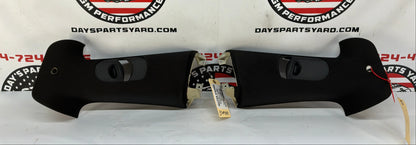 2006 Pontiac GTO RH & LH Interior Upper B Pillar Seat Belt Trim Panel Moldings OEM