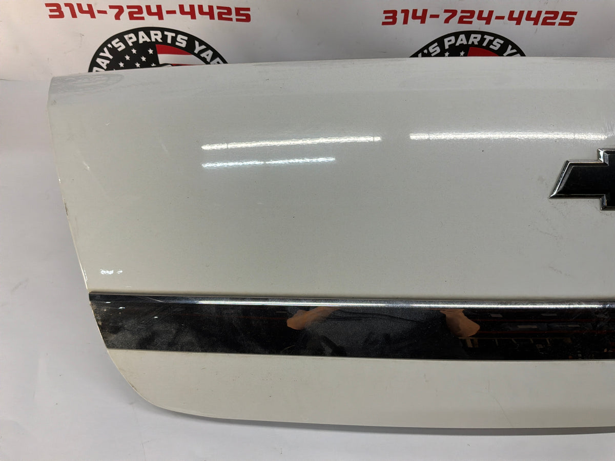 2014 Chevy Caprice PPV Trunk Deck Lid OEM White