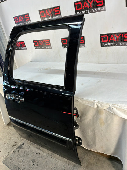 2013 GMC Sierra C1500 SLE RH Passenger Rear Exterior Door Black OEM - Day's Parts Yard