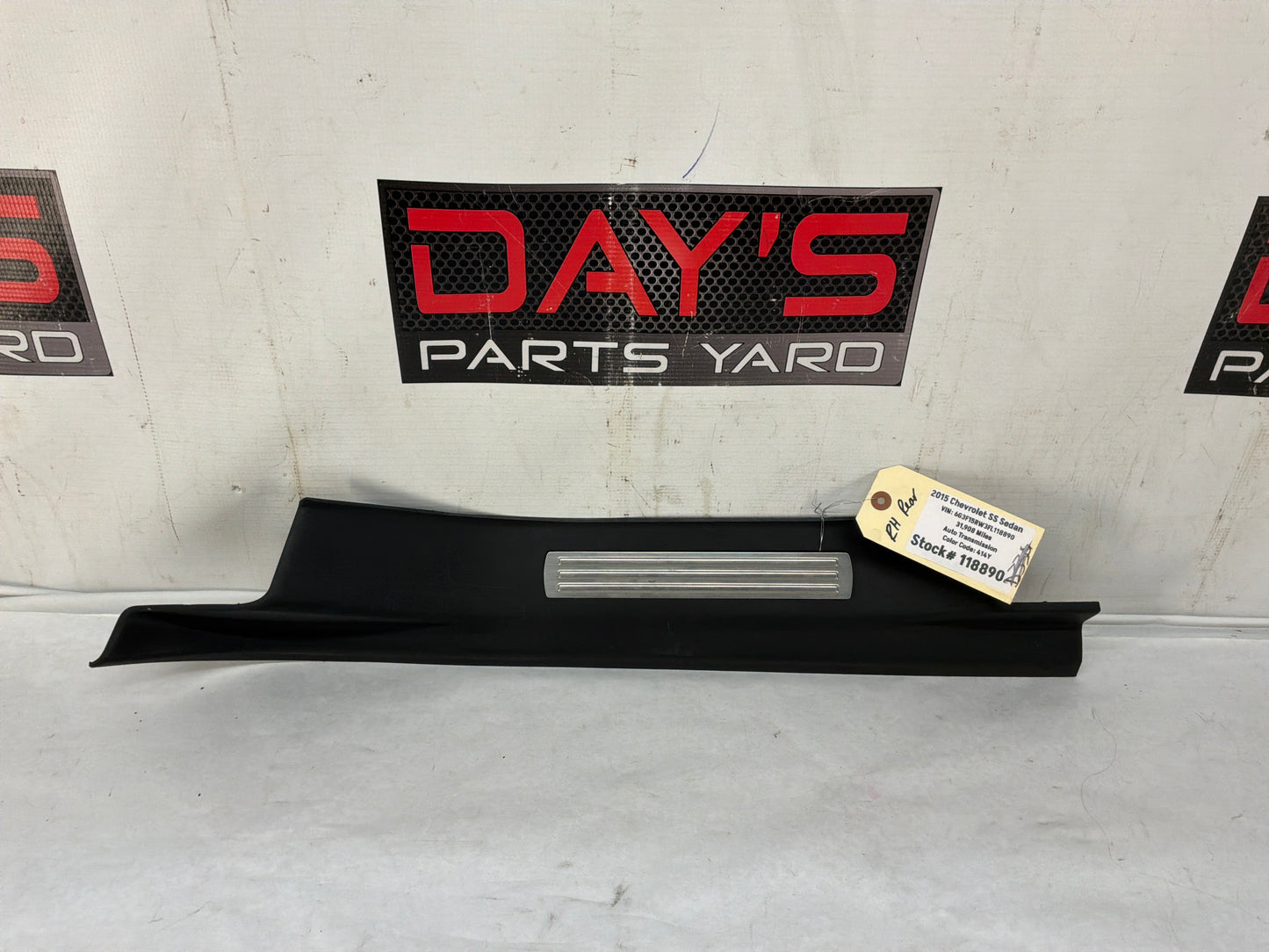 Panel - Day's Parts Yard