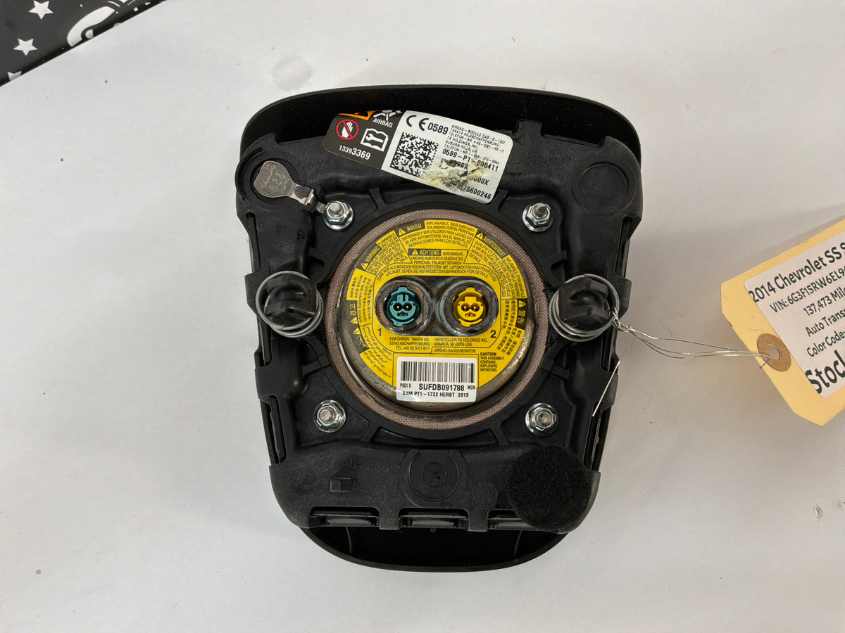 2014 Chevy SS Sedan LH Driver Steering Wheel Air Bag Airbag OEM