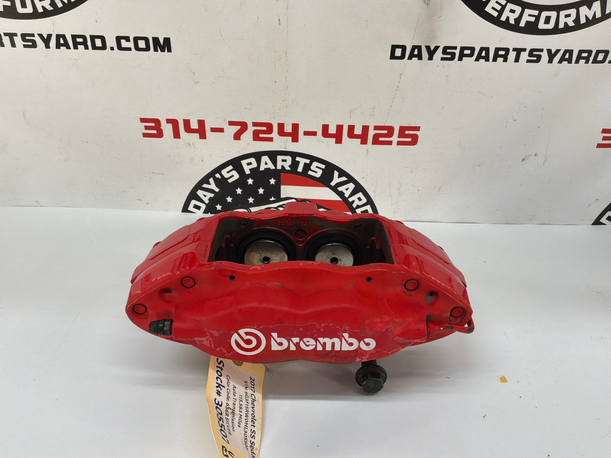 2017 Chevy SS Sedan LH Driver Front Brembo Brake Caliper OEM