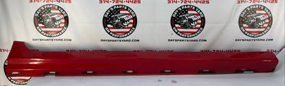 2008 Pontiac G8 GT RH Passenger Rocker Molding Side Skirt Panel Trim Red OEM