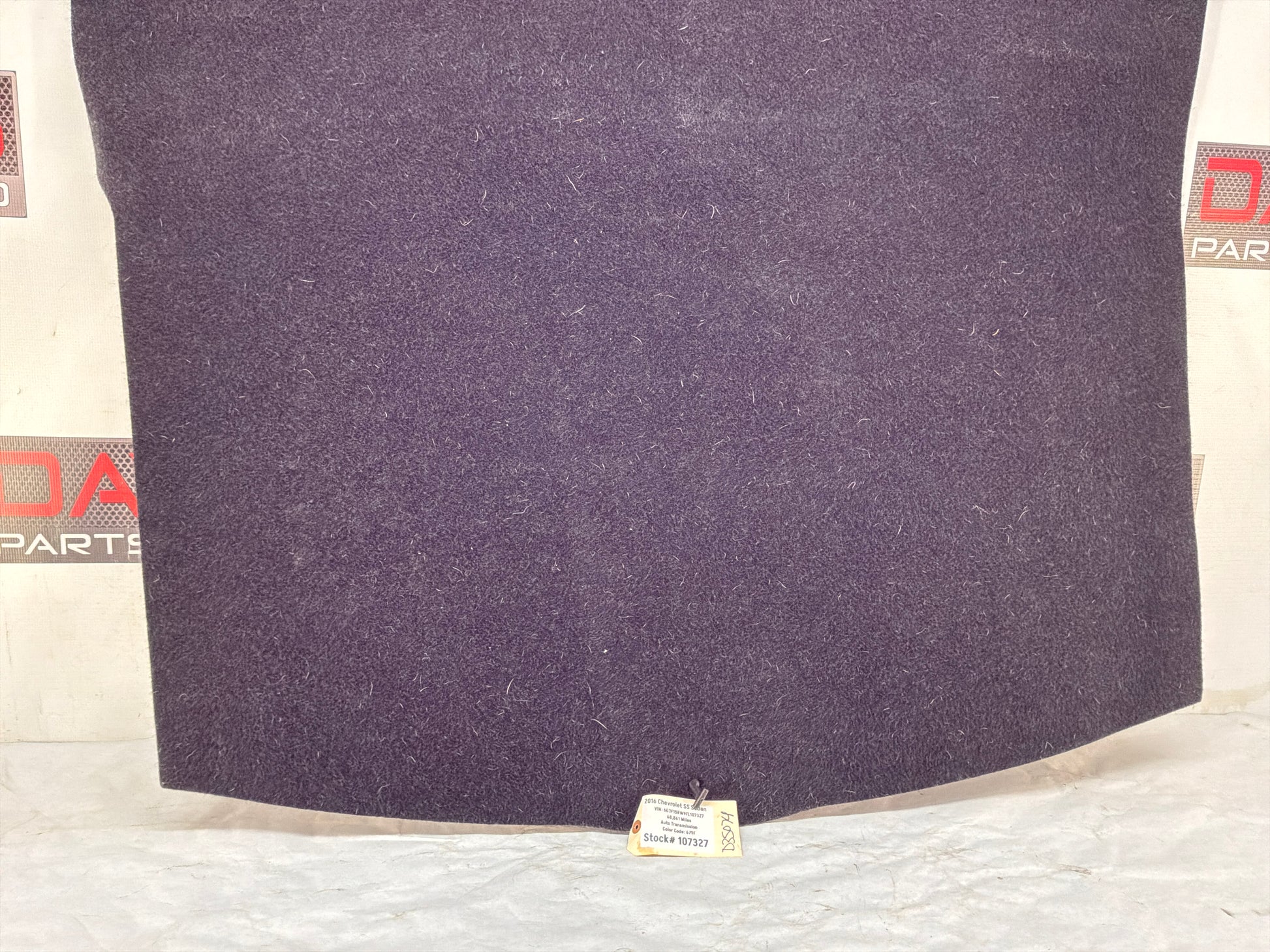 Trunk carpet - Day's Parts Yard