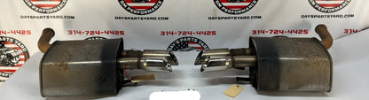 2017 Chevy SS Sedan Factory OEM Bi Mode RH & LH Exhaust Mufflers OEM