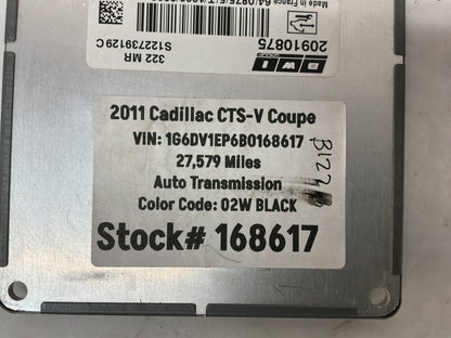 2011 Cadillac CTS-V Coupe Electronic Suspension Control Module Assembly