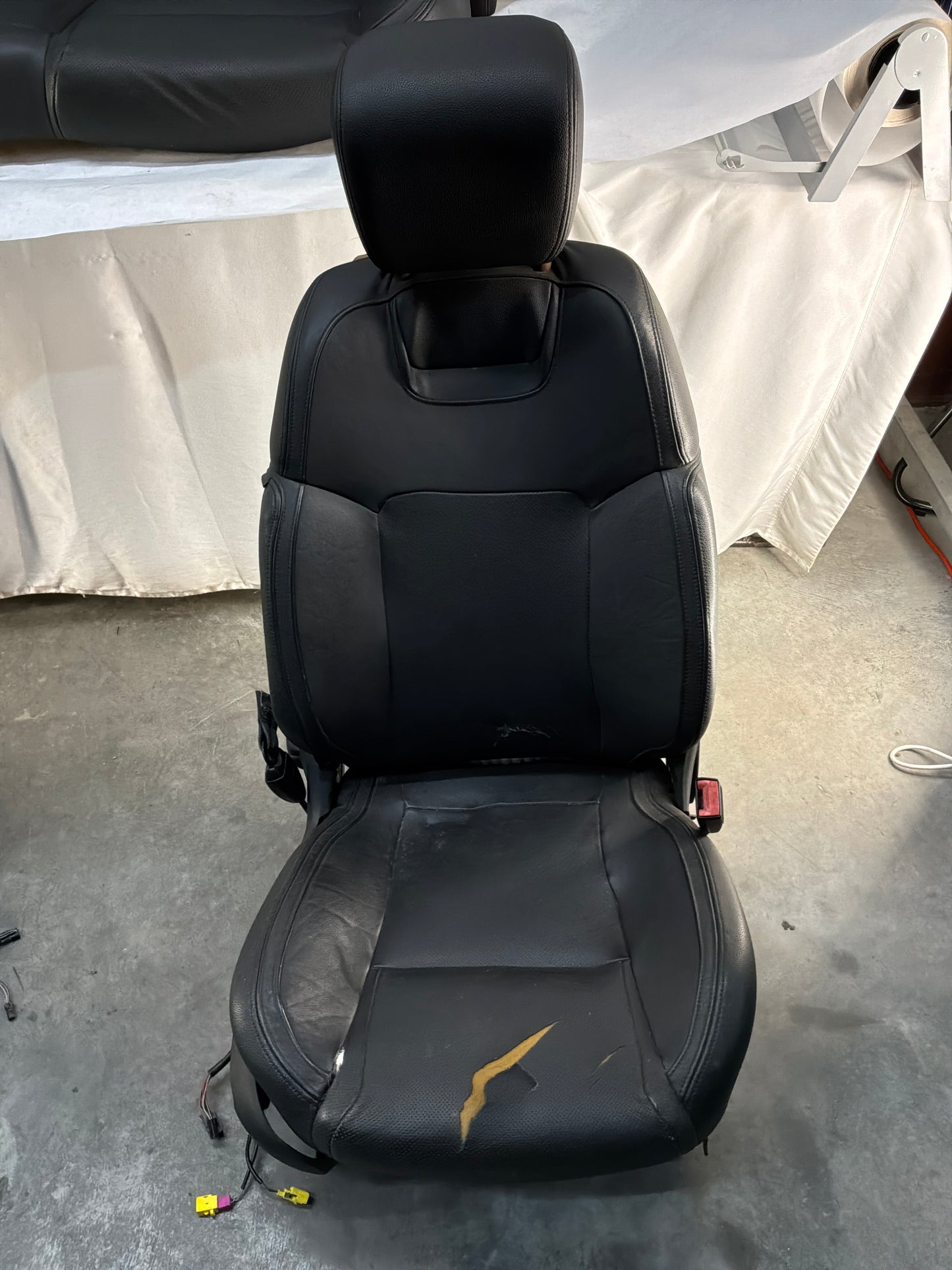 2008 Pontiac G8 GT Seats Fronts and Rears Black Leather OEM