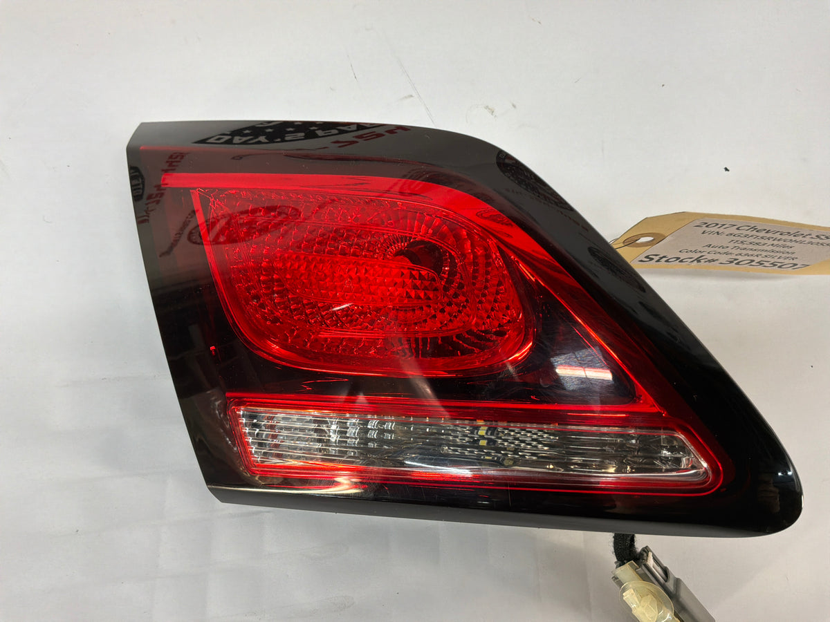 2017 Chevy SS Sedan LH Driver Inner Tail Light Taillight Lamp OEM