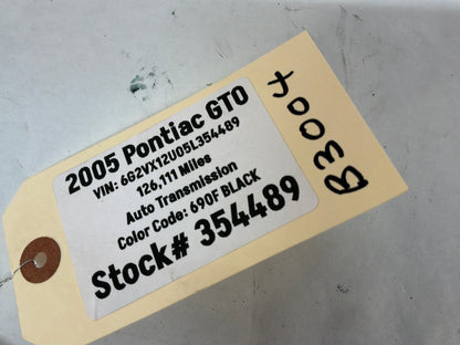 2005 Pontiac GTO LH Driver Rear Emergency E Parking Brake Shoe Adjuster & Hardware OEM