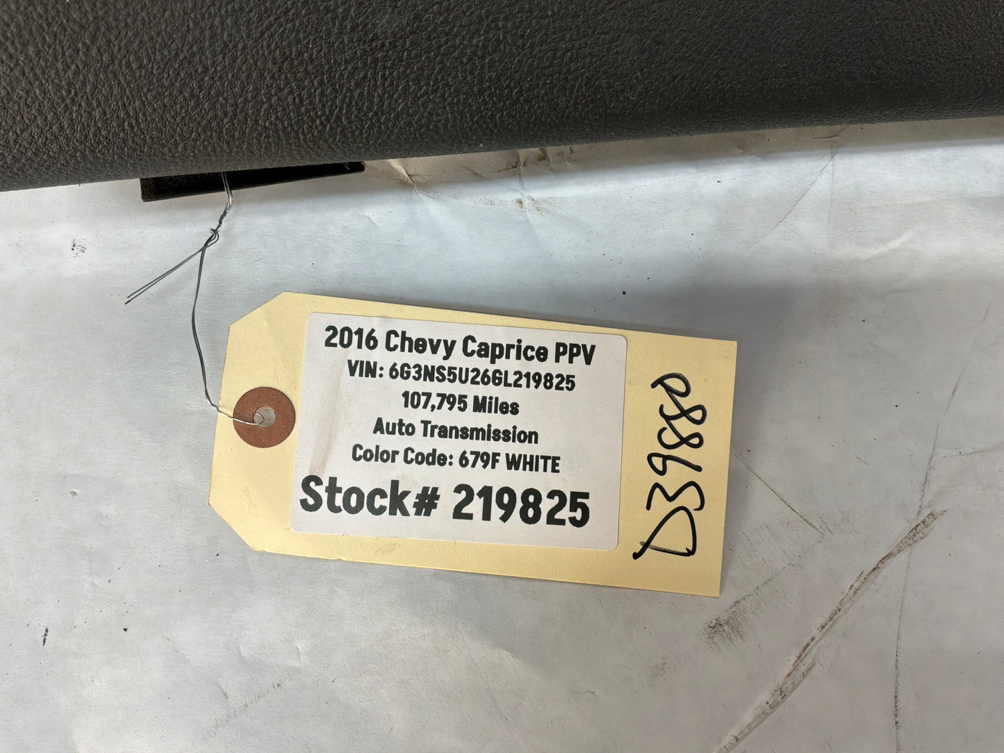 2016 Chevy Caprice PPV Dash Glove Box Compartment Door OEM