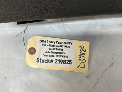 2016 Chevy Caprice PPV Dash Glove Box Compartment Door OEM