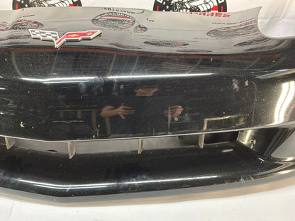 2007 Chevy C6 Corvette Convertible Complete Front Bumper Cover Panel Black OEM