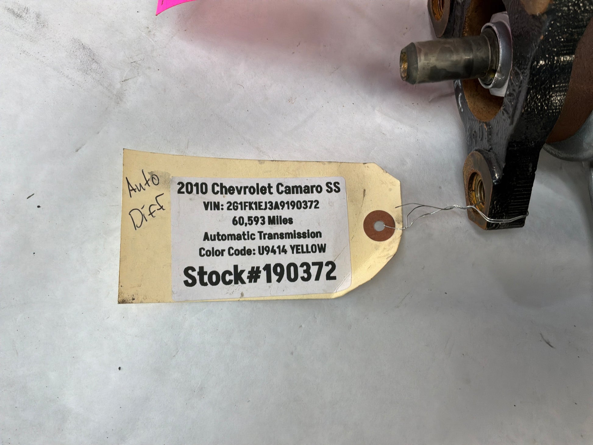 Rear differential - Day's Parts Yard