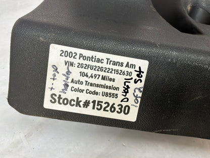 2002 Pontiac Trans Am WS6 RH & LH Cargo Trunk Well T-Top Storage Holder OEM