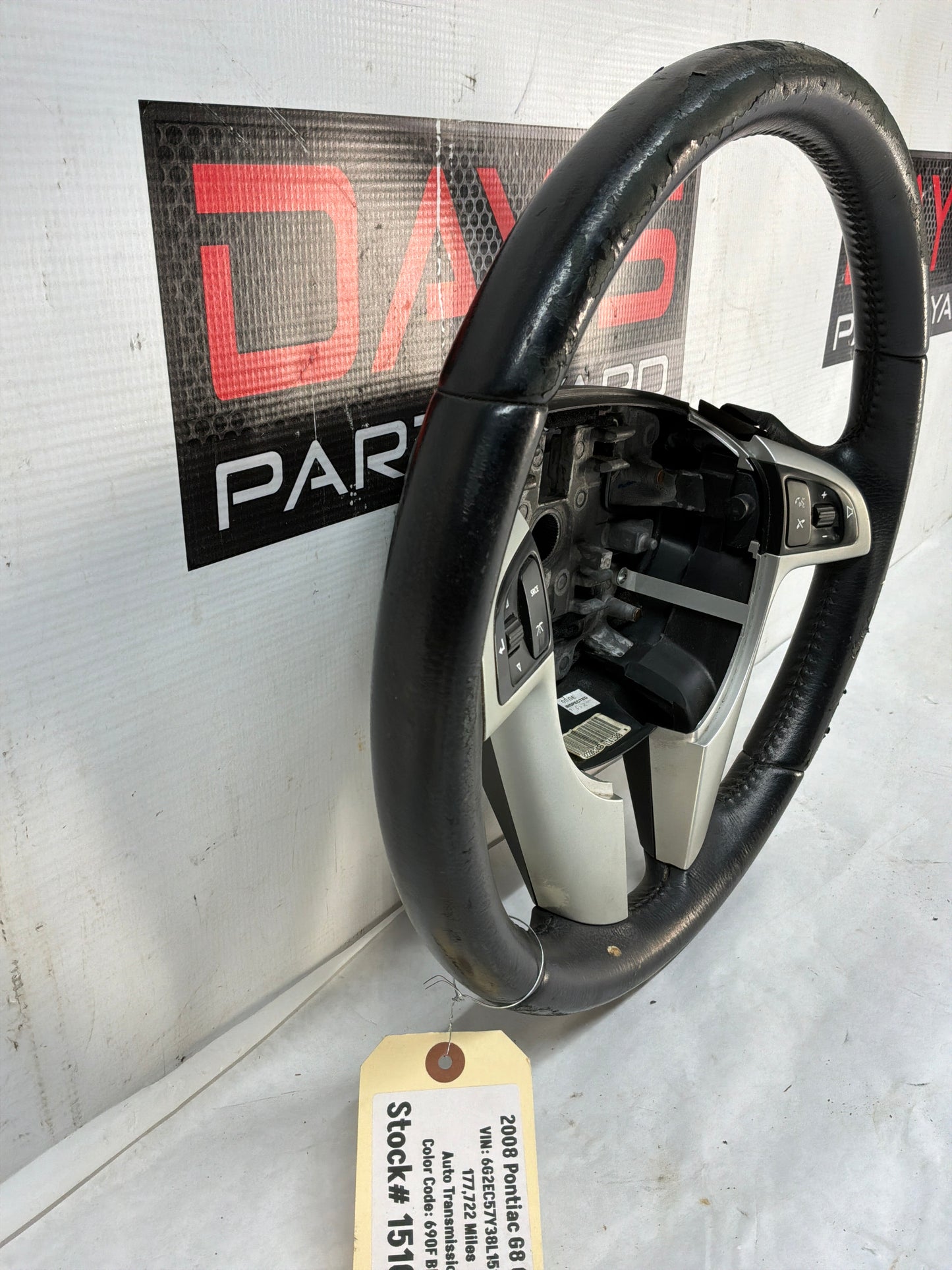 2008 Pontiac G8 GT Steering Wheel OEM