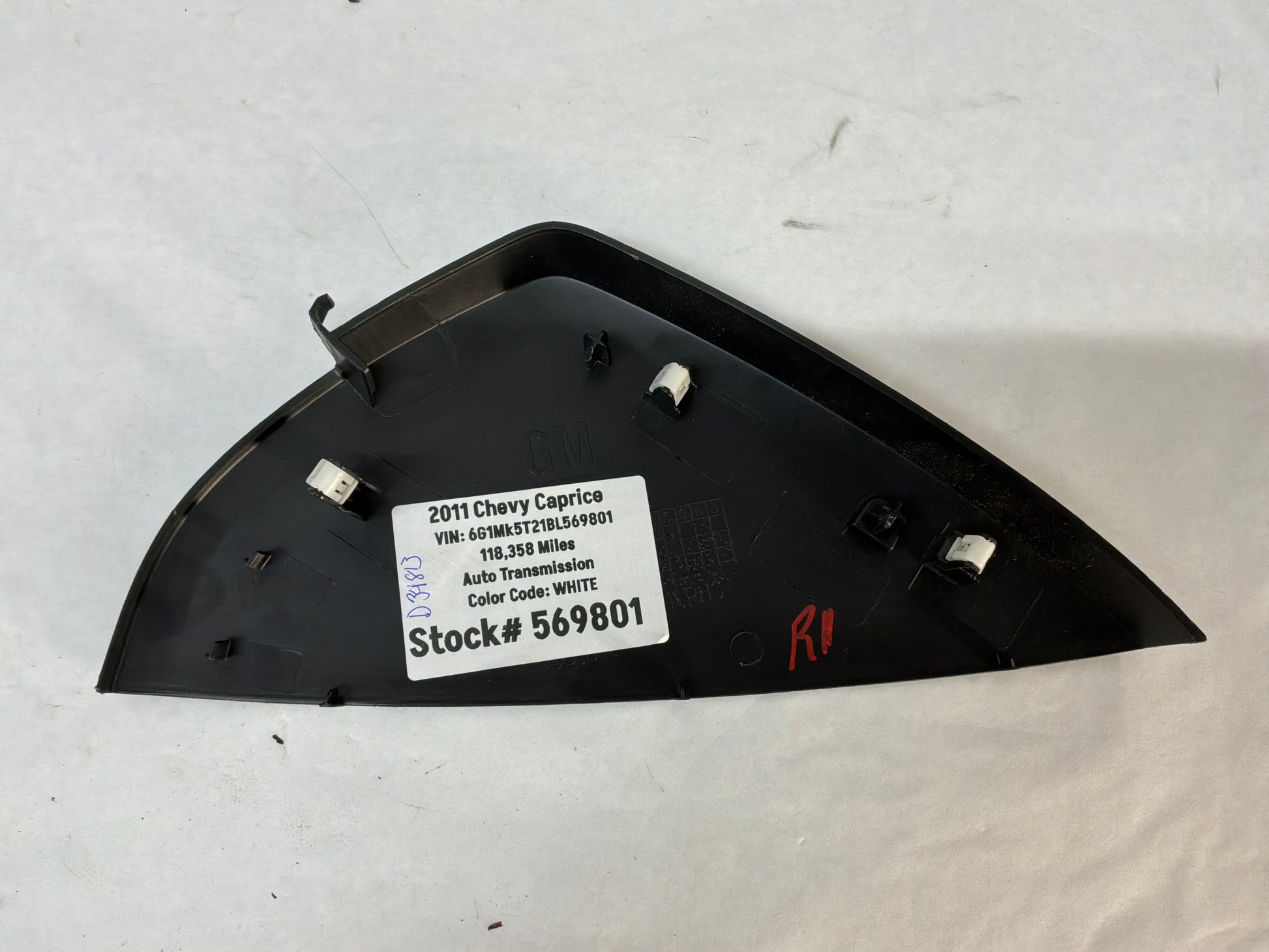 Dash end trim - Day's Parts Yard