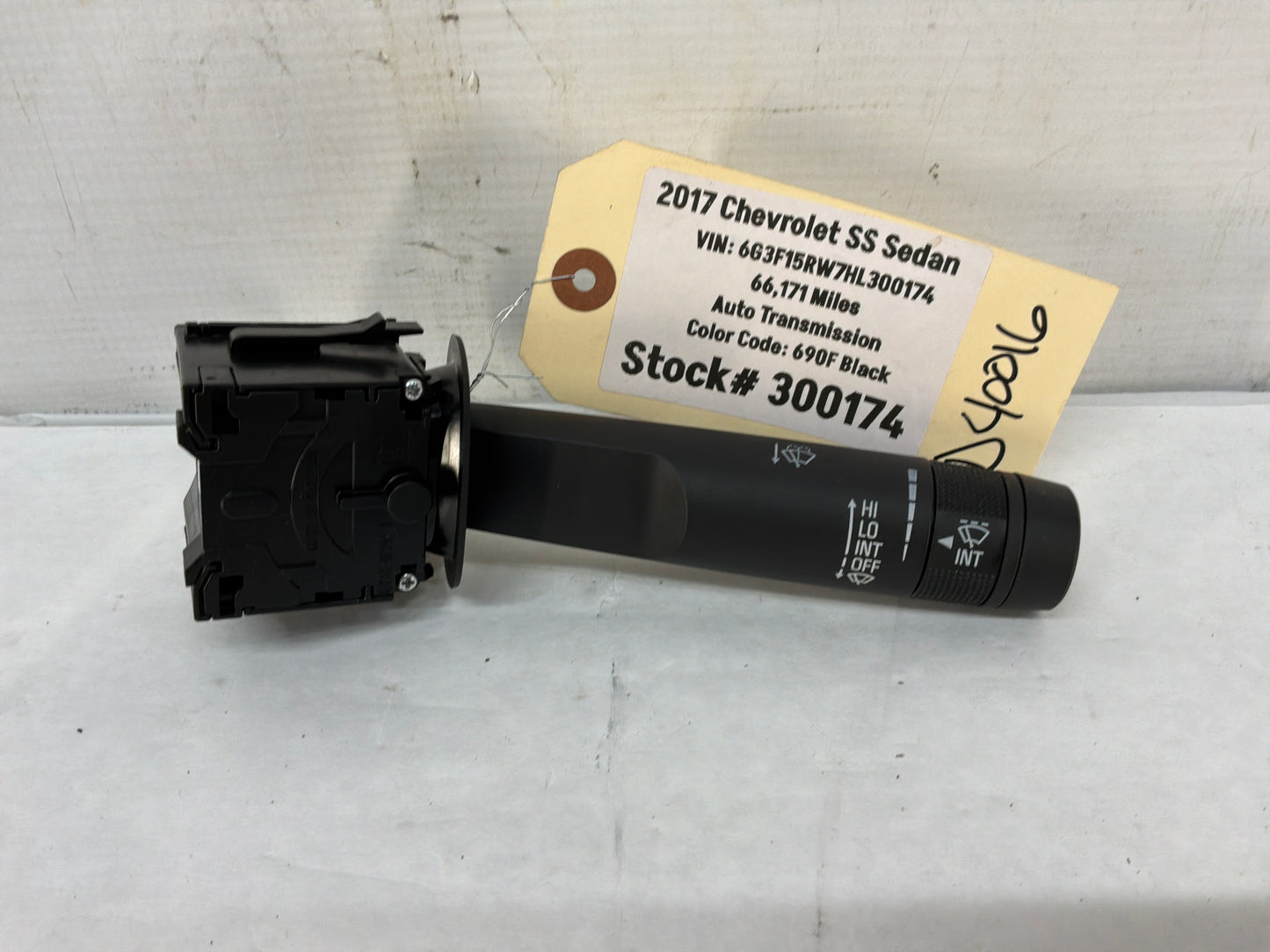 2017 Chevy SS Sedan Windshield Wiper Control Switch OEM