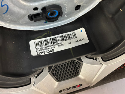 2013 Chevy Camaro ZL1 Steering Wheel w/ Buttons Black Leather OEM