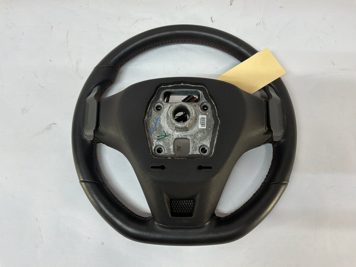 2013 Chevy Camaro ZL1 Steering Wheel w/ Buttons Black Leather OEM