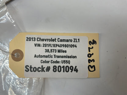 2013 Chevy Camaro ZL1 ZL1 Emblem Badge OEM