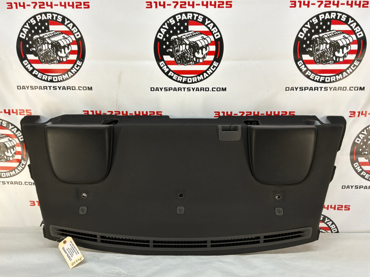 2014 Chevy SS Sedan Rear Interior Package Deck Tray Parcel Shelf Trim Cover OEM