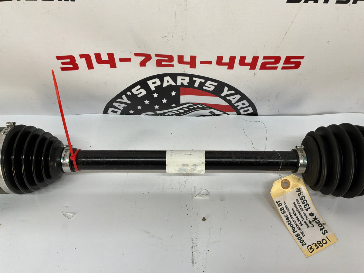 2008 Pontiac G8 GT RH Passenger Rear CV Axle Half Shaft OEM