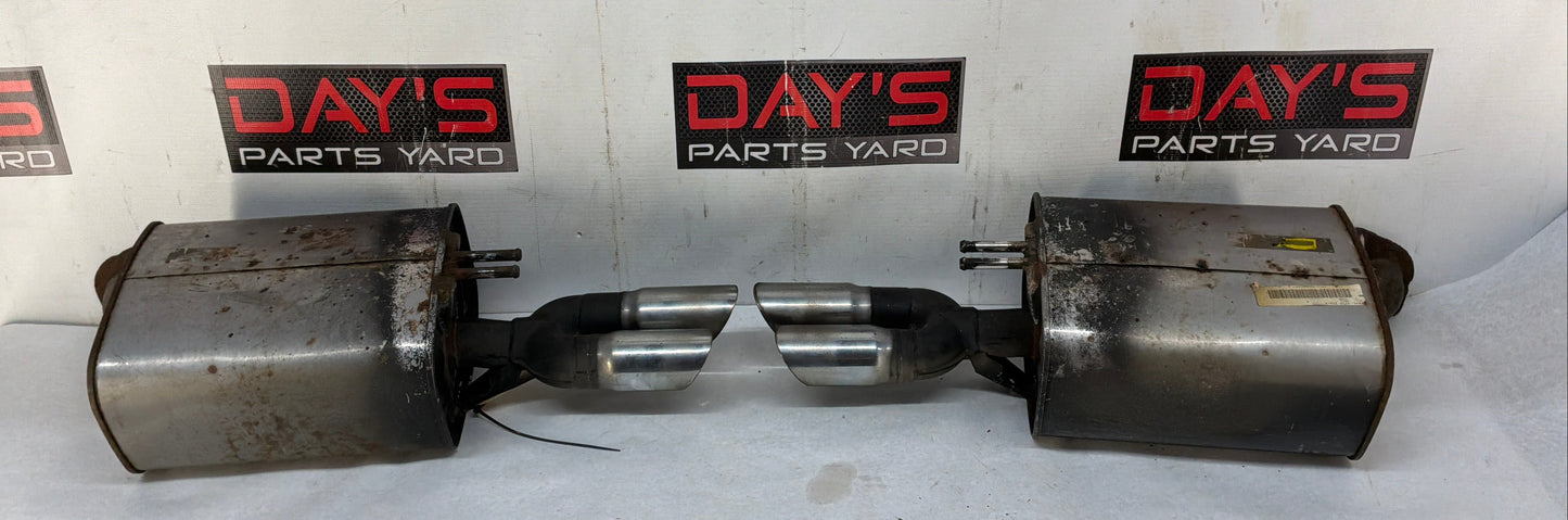 2008 Pontiac G8 GT Factory OEM Exhaust Mufflers Dual Tip OEM