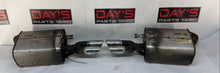 2008 Pontiac G8 GT Factory OEM Exhaust Mufflers Dual Tip OEM
