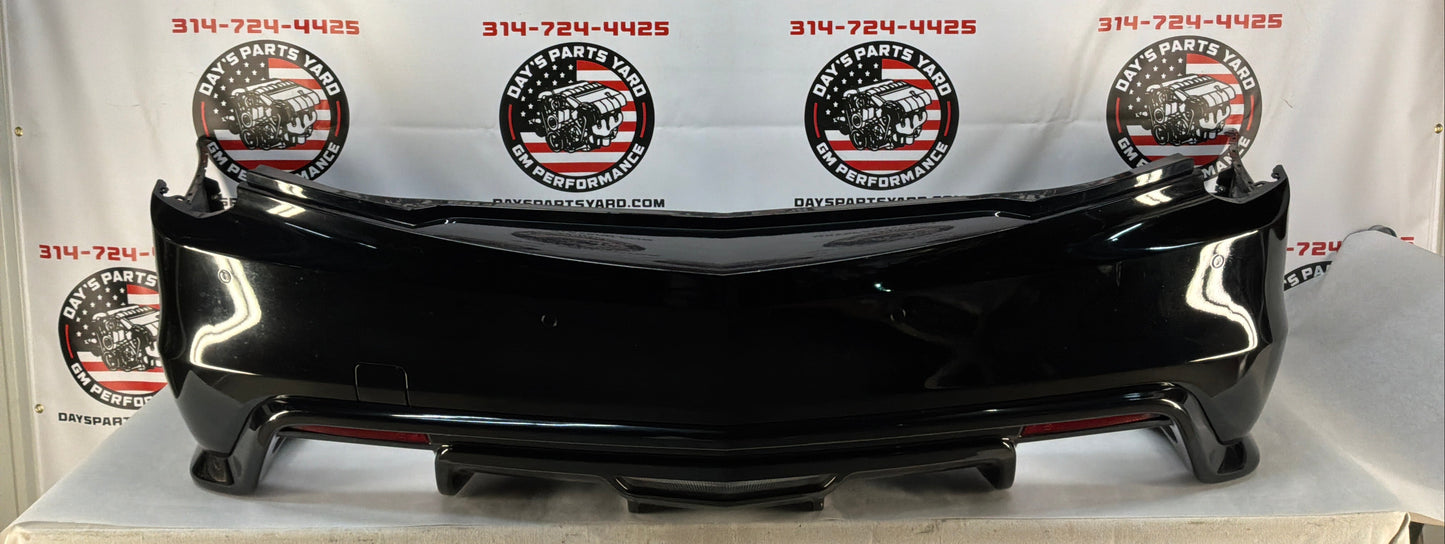 2016 Cadillac CTS-V Complete Rear Bumper Black OEM