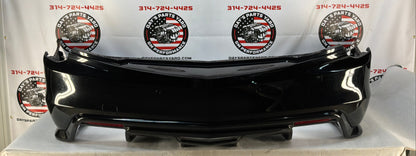 2016 Cadillac CTS-V Complete Rear Bumper Black OEM