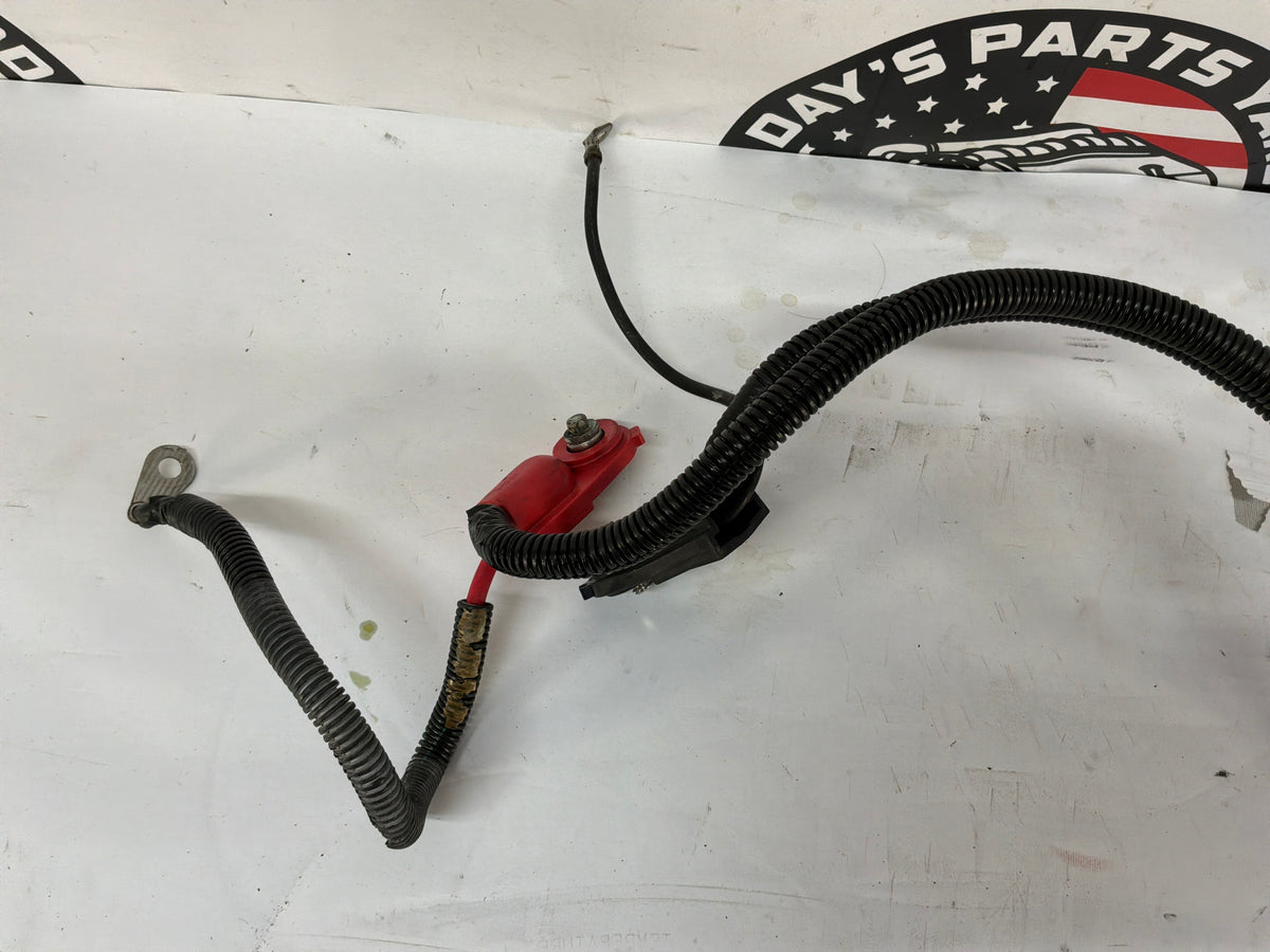 2002 Chevy Corvette Convertible Positive Negative Battery Charger Wire Wiring Harness OEM