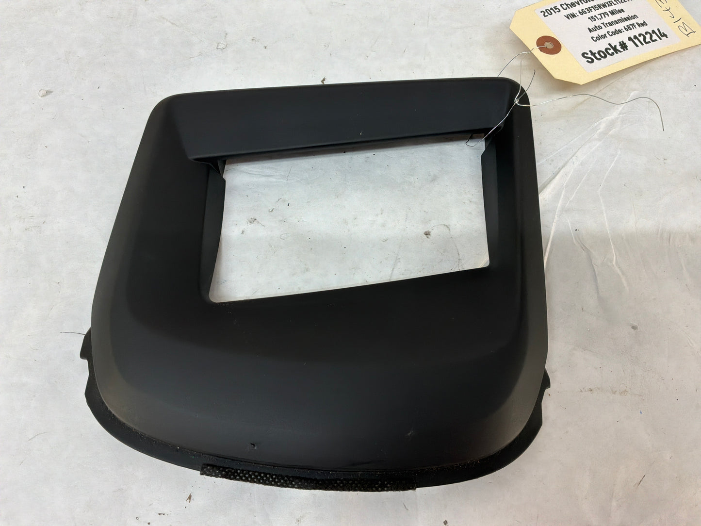 2015 Chevy SS Sedan Heads Up Display Bezel Trim Panel HUD OEM