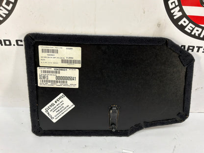 2002 Chevy Corvette Convertible RH Passenger Trunk Cargo Storage Cover Lid Door Panel OEM