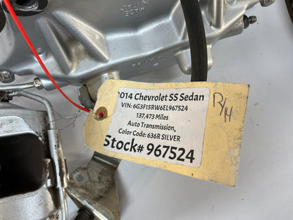 2014 Chevy SS Sedan Front Calipers Rotors OEM