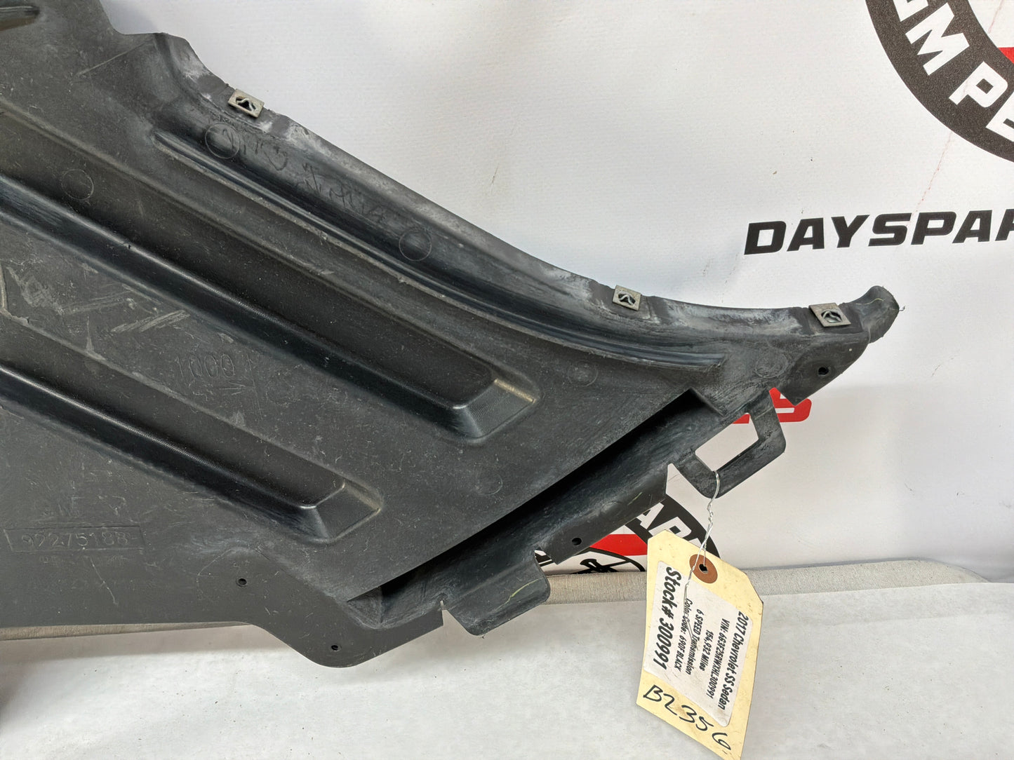 2017 Chevrolet SS Sedan Lower Apron Air Damn Panel Bumper Extension OEM