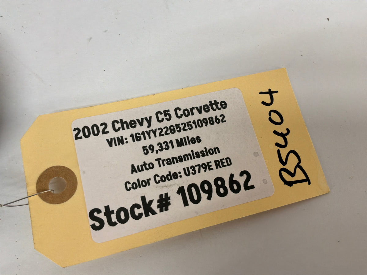 2002 Chevy C5 Corvette LH Driver Interior Door Handle Trim Bezel Frame OEM